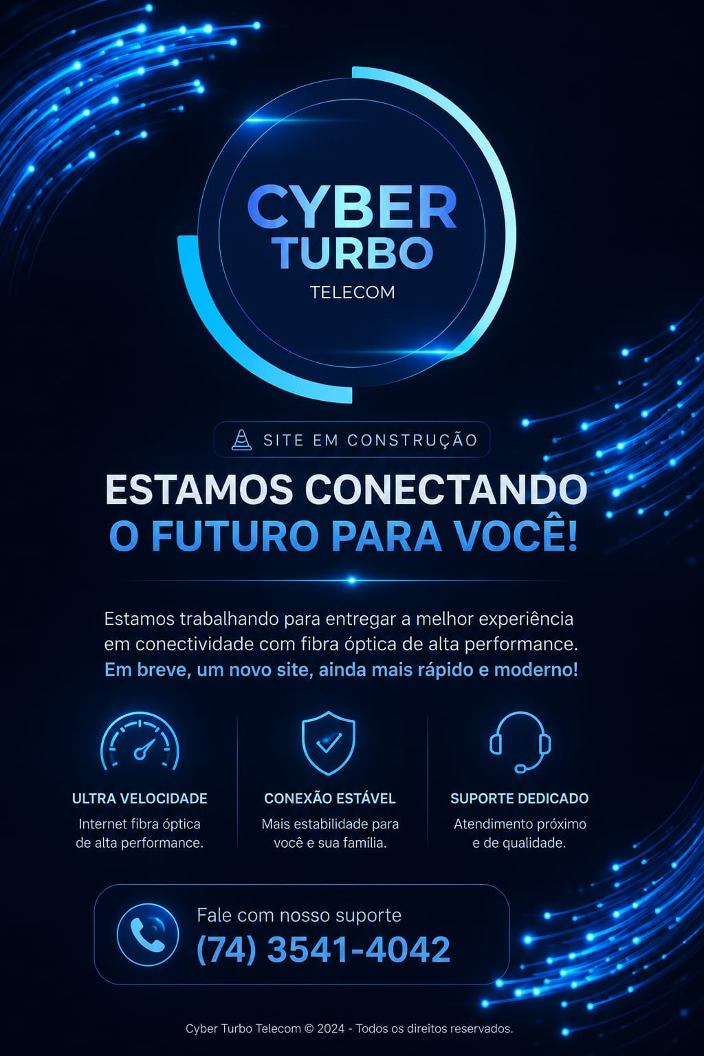 Cyber Turbo Telecom - Site em Construção